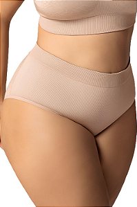 Calcinha Cintura Alta Curve Sem Costura Poliamida Loba