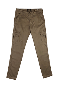 Calça Cargo Masculina Slim com 6 Bolsos Detox