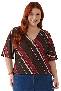 Blusa Feminina em Viscose Sarjada MariaLícia