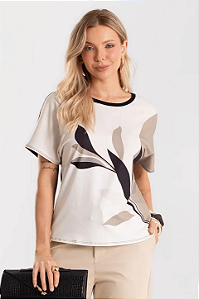 Blusa Feminina em Viscotorcion e Crepe Soft Rovitex