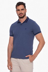 Camisa Polo Manga Curta Premium Supreme Vellutato Marinho Dockston