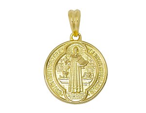 MB 1311 Medalha São Bento 2CM BRUNA Semijoias