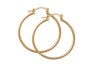 BB 2191 Brinco Argola de 4CM BRUNA Semijoias