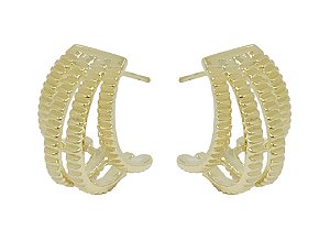 BB 2838 Brinco Fixo Curvado BRUNA Semijoias