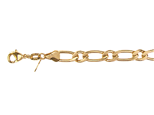 CE 0034 Pulseira Elos 1x1 6mm BRUNA Semijoias