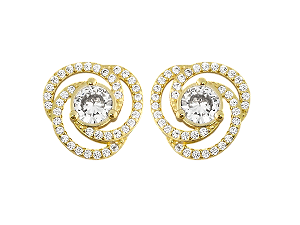 BB 3124 Brinco Zirconia Voltas BRUNA Semijoias