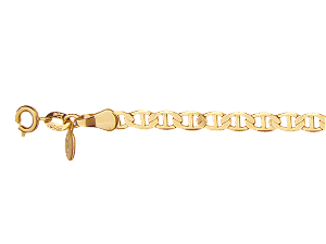 CE 0083 Corrente Piastrine Grossa 4mm BRUNA Semijoias