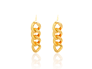 BB 3241 Brinco 4 Elos Corrente Grossa BRUNA Semijoias