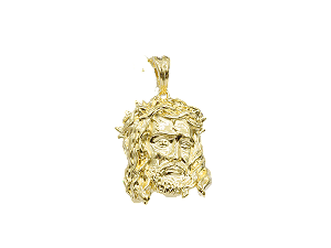 MB 1282 Medalha Face de Cristo 2,5cm BRUNA Semijoias