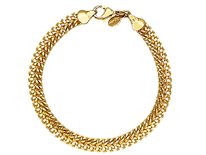 BP 0524 Pulseira Lacraia 18cm BRUNA Semijoias