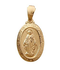 MB 0556 Medalha Nossa Senhora Das Graças BRUNA Semijoias