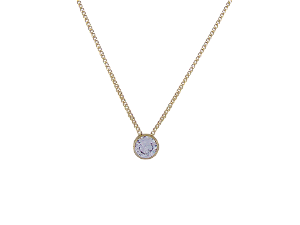 GB 0204 Gargantilha Ponto De Luz Redondo Zircõnia 0,5CM (40 P/ 45CM) BRUNA Semijoias