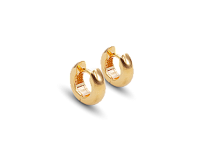 BB 3388 Brinco Argola Lisa 1,5cm BRUNA Semijoias