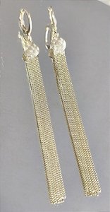 BF 0209 Brinco Algema (1cm) c/ Franja (7cm) MD Folheados