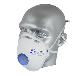 Respirador Pff2 Valvulada Branca Concha Absolute Ca 38948 Air Safety