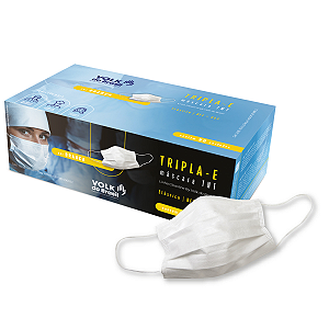 Mascara Tnt Tripla-E Clip Nasal Caixa Com 50 Volk