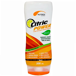 Sabonete Liquido Desengraxante Citric Power 200ml Nutriex