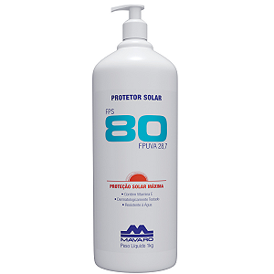 Protetor Solar Fps 80 1kg Mavaro