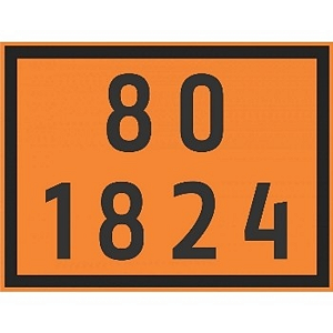 Placa Onu 80 1824 30 X 40 3mm Plastcor