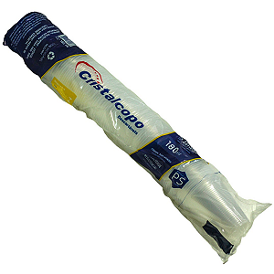 Copo Descartavel Plastico Com 100 Unidades 180ml Ps Cristalcopo
