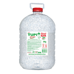 Alcool Gel 70° 5kg Tupi