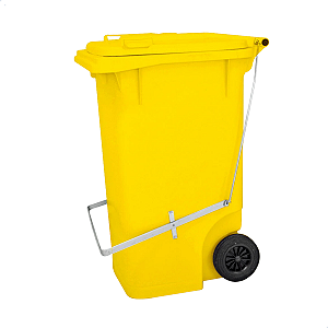 Coletor Gari Rodas 120l Pedal Cp12 Bralimpia