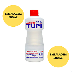 Alcool Liquido 92,8° 500ml Tupi