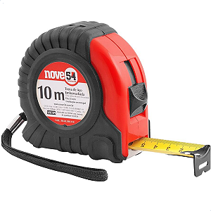 Trena de Aço Emborrachada 8m X 25mm Nove54