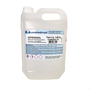 Alcool Liquido 100° Isopropilico 5l Quimidrol