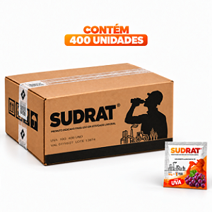 Caixa 400 Isotonicos Po Sache 10g Uva Sudrat