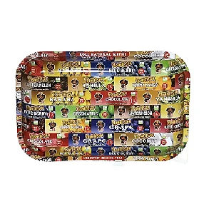 Bandeja De Metal 29x19 Estampada - Honeypuff