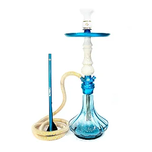 Narguile Amazon Future Marmo Azul com Branco