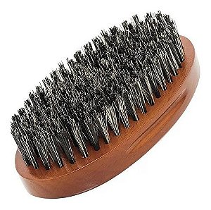 Escova De Barba Enox De Madeira Com Cerdas Naturais
