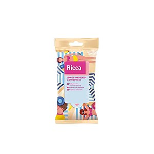 Lencos Antissepticos Praia Laranja Ricca 10 unidades 13x6,5