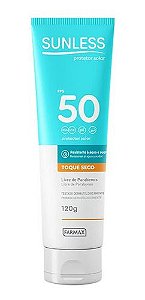 Protetor Solar Sunless Toque Seco 50fps 120g - Farmax