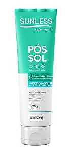 Loção Hidratante Pós-sol Aloe Vera E Camomila Sunless 120g