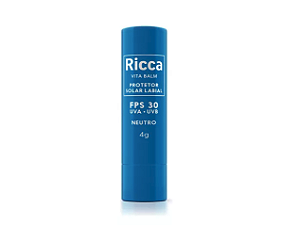 PROTETOR SOLAR LABIAL NEUTRO RICCA FPS30