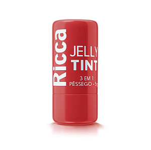 BASTAO JELLY TINT 3 em 1 RICCA - Pêssego