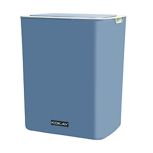 Lixeira Auto Int C/ Sensor De Aproximação 14l KOKAY - AZUL
