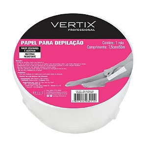 ROLO DE PAPEL PARA DEPILACAO 50 M X 7.5 CM VERTIX