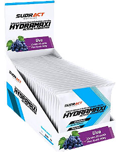 Display Hydramaxi 20g Repositor Sais Minerais - Sabor Uva (Contém 25 sachês)