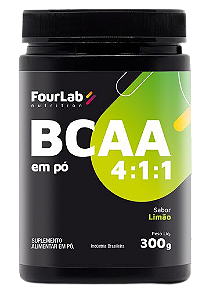 Suplemento em pó BCAA 4:1:1 - 300g - Sabor Limão