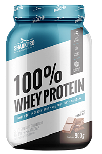 100% Whey Protein Concentrado - 900g - Shark Pro - Sabor Chocolate