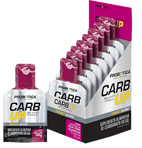 Carb Up Gel Super Fórmula 10 sachês de 30g - Probiótica - Sabor Açaí com guaraná