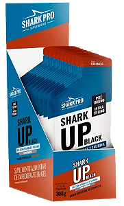 Shark Up Black 10 sachês 30g - Shark Pro - Sabor Caramelo