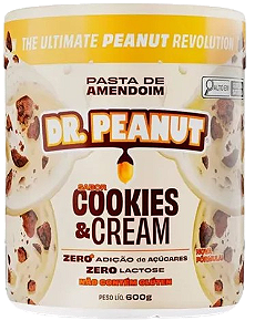 Pasta de Amendoim DR. Cookies & Cream 600G