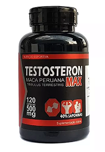 Testosteron MAX Maca Peruana 120caps 500mg – RN Suplementos