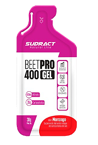 Gel Beet Pro 400 - Morango - Sudract