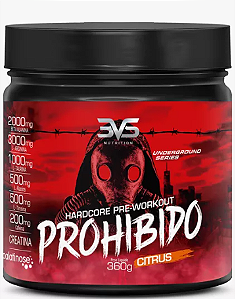 Pré-Treino Prohibido 360g -3vs Nutrition