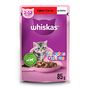 Whiskas Sachê Filhote Carne 85gr